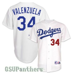 Fernando Valenzuela Los Angeles Dodgers Replica Home Jersey Mens Sz M
