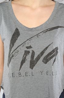 Rebel Yell The Viva Muscle Tee in Periwinkle