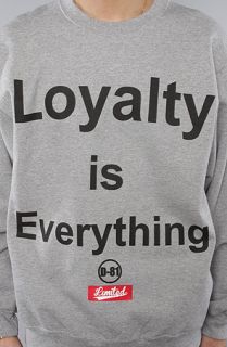 District 81 The Loyalty is Everything Crew Gray