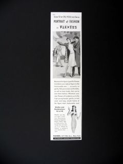 Flexees Girdles Combinations Woman in Dress 1941 Ad