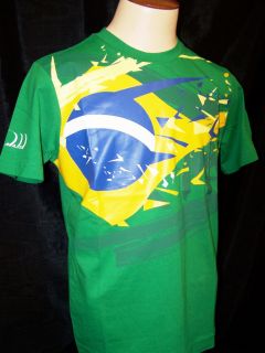 New Puma Ferrari Green Felipe Massa Brazil T Shirt