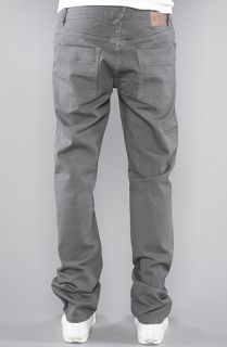 LRG The Wordsmith Twill Slim Straight Jean in Dark Charcoal