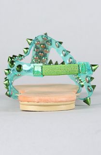 Jeffrey Campbell The Puffer Sandal in Green