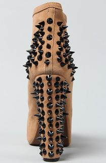  campbell the spike shoe in nude suede and black sale $ 109 95 $ 190 00