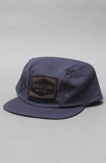 Brixton The Mill Hat in Navy Concrete Culture