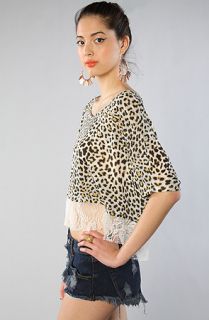 Sauce The Lace Pocky Tee in Leopard Concrete