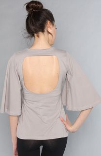 Blaque Label The Open Back Top in Gray