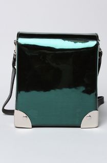 Jeffrey Campbell The Later Bag in Green Metallic