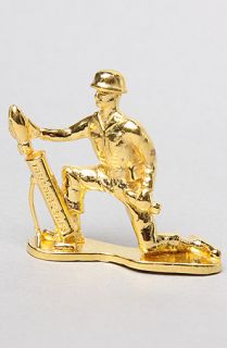 Mathmatiks Jewelry The Army Man Mortar Incense Holder in Gold Plated