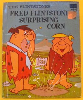 The Flintstones Fred Flintstones Surprising Corn Wonder Books VG HB