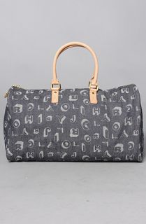 Joyrich The Shadow Font Denim Boston Bag