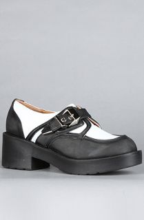 Jeffrey Campbell The Bo Duke Shoe in Black and White
