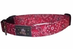 Red Bandana Western Boy Girl Dog Pet Puppy Collar Collars Leashes XS