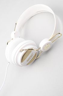 WeSC The Oboe Golden NonSeasonal Headphone in White