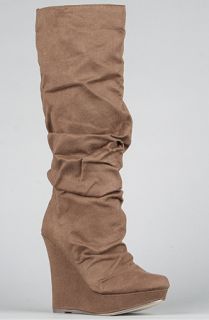 Sole Boutique The Elaina Boot in Taupe