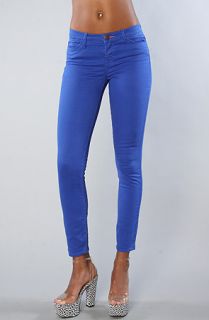 Dittos The Dawn Mid Rise Skinny Jeans in Royal Blue