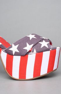 Jeffrey Campbell The El Carmen Shoe in Stars and Stripes  Karmaloop