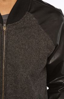 iridium Iridium Varsity Wool Leather Jacket