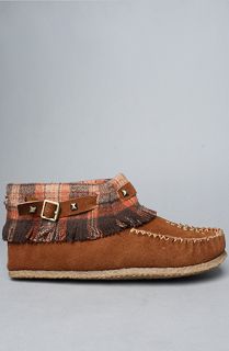 Zigi Shoes The Bernie Moccasin in Chestnut