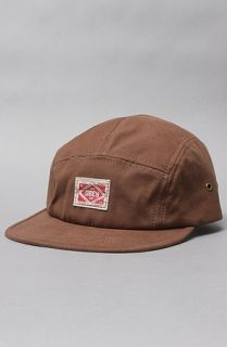 Obey The Trademark 5Panel Hat in Tobacco Brown