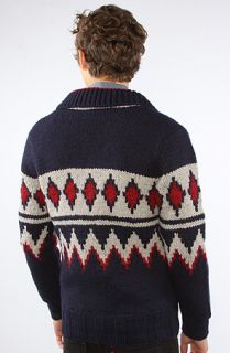 Schott NYC The Navajo Sweater in Navy