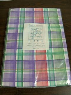 Tablecloth Vinyl Flannel Backed 60 Round
