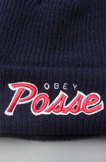Obey The Obey Posse Beanie in Dark Navy