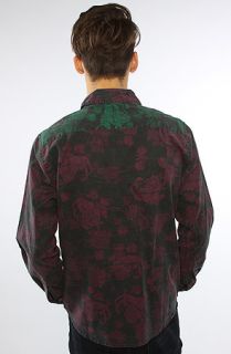 Insight The Mayhem Roots Buttondown in Washed Burgundy