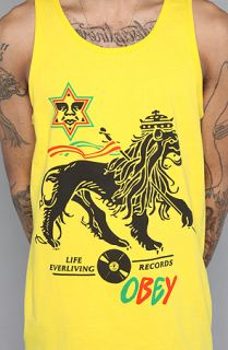 Obey The Everlasting Tank Top in Yellow