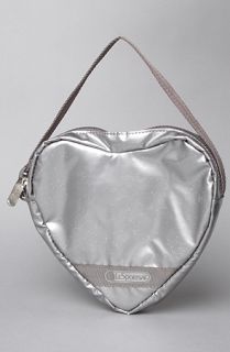 LeSportsac The Mini Heart Crossbody Bag in Silver Glitter  Karmaloop