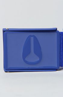 Nixon The Mono Enamel Wings Belt in Royal