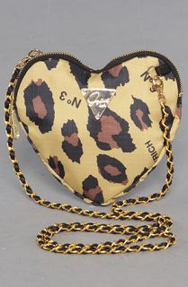 Joyrich The Joyrich Collab Heart Pouch in Gold Leopard