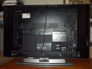 Huge LG 42 Flat Screen Plasma TV Broken as Is for Parts