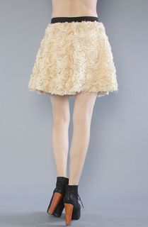Free People The Rosey Holiday Skirt Concrete
