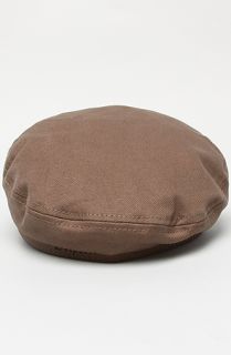 Brixton The Fiddler Hat in Charcoal and Brown Bill