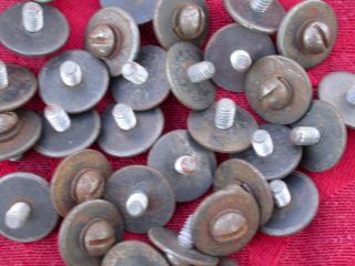 1950s WILLIAM F LUDWIG SLOTTED MOUNTING BOLTS FOR CASINGS DRUM SET LOT