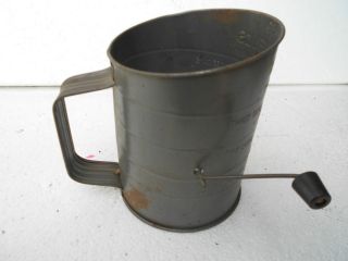Vintage flour sifter in Sifters
