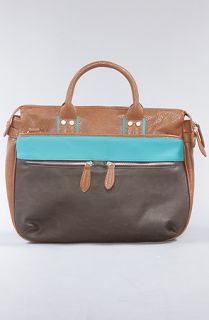 Nila Anthony The Perry Bag in Brown Concrete