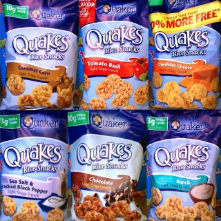  Quakes Rice Snacks Crunchy Whole Grain Many Flav Pick One