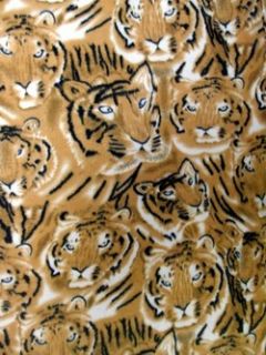  additional information policies tiger heads allover fleece fabric