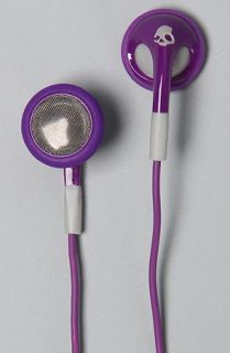 Skullcandy The Fix Bud Earbuds with Mic in Athletic Purple Gray