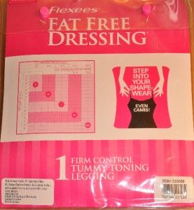 Flexees by Maidenform Firm Control Fat Free Dressing Leggings 1644