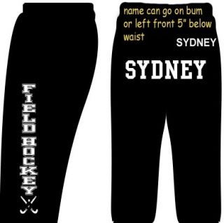 Field Hockey Sweats Custom Name Sweatpants Team School Club Pants