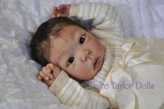 Finley Huti #2 by Claire Taylor Solid Silicone Cloth body Baby Doll LE