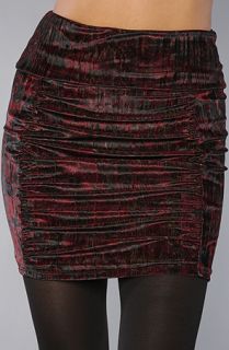 Free People The Printed Crushed Mini Skirt in Jewel Combo  Karmaloop