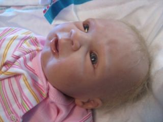 Reborn Baby Girl Doll Tory Sculpted by Michelle Fagen