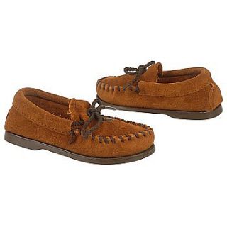 Kids Minnetonka Moccasin  Unbead Classic Tod/Pre Brown Suede Shoes