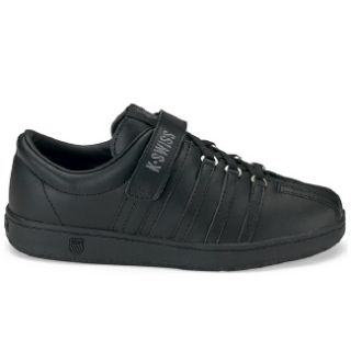 Kids K Swiss Kids Classic VLC Infant/Tod Black/Char 