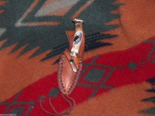 KNIFE KEN RICHARDSON CUSTOM MADE IN USA CARVED & PAINTED WILD TURKEY 4