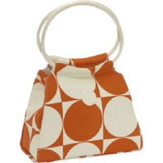 Handbags Soapbox Bags Metro Bag Fabric Orange Circle 